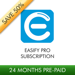 Easify Pro 1 User 24 Month Subscription