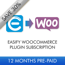 Easify WooCommerce Plugin 12 Month Subscription