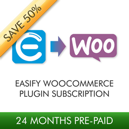 Easify WooCommerce Plugin 24 Month Subscription
