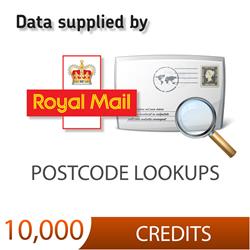 Postcode Lookup 10,000 Credits / Searches