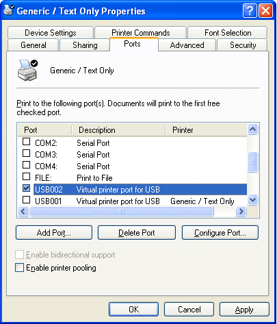 changing usb virtual port windows 10