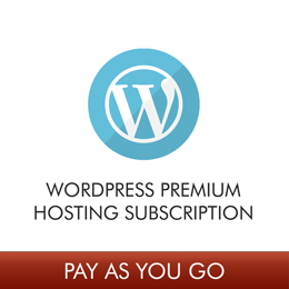 WordPress Web Hosting 1 Month Subscription