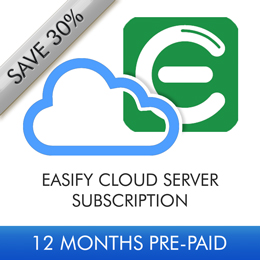 Easify Cloud Server 12 Month Subscription