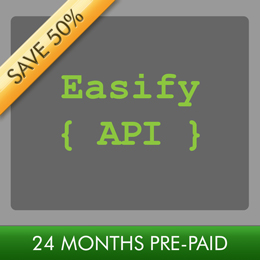 Easify API 24 Month Subscription
